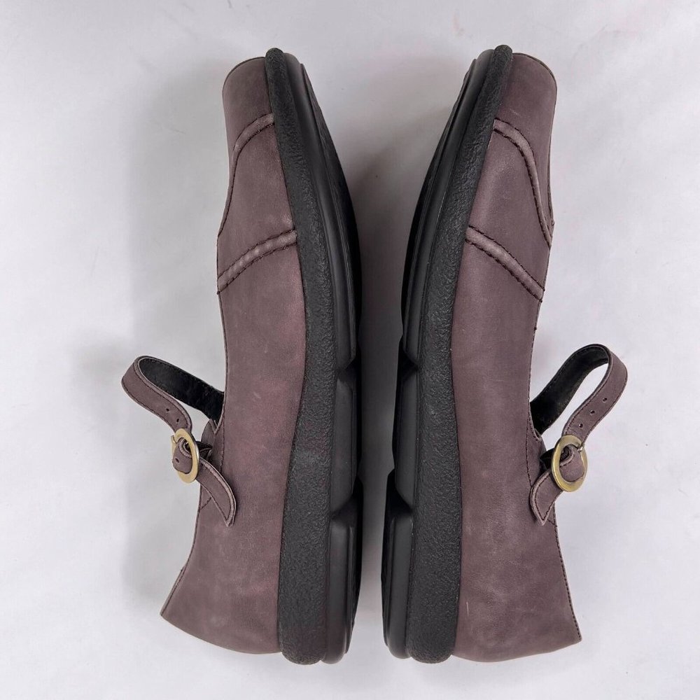 Dansko Brown Nubuck Leather Round Toe Mary Jane Comfort Shoes Size 41 US 10.5 11 - Picture 4 of 12